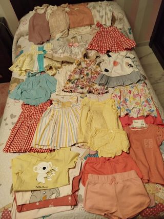 Lote de ropa niña talla 6-9 meses 