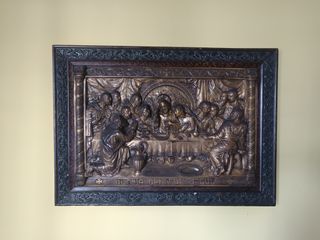 Cuadro antiguo Última Cena