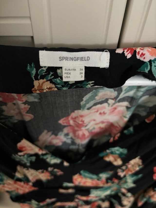 Vestido floral Springfield