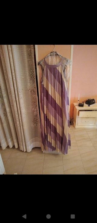 Vestito plessato brillantinato