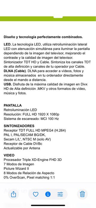 Televisor Led 37’ LG