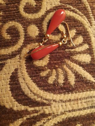 Pendientes de coral
