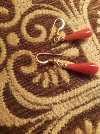 Pendientes de coral