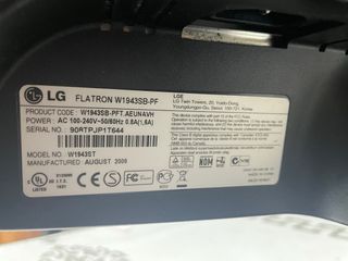 Dos pantallas ordenador de 19’’