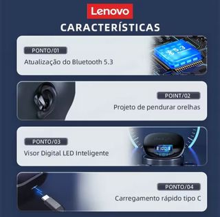 Lenovo LP75 Deporte negros