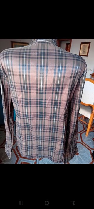 Camicia quadri con rouche  44 naracamicie