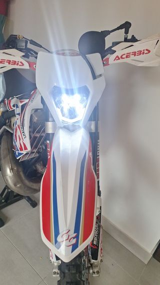 Careta moto de led