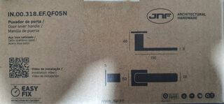 Manilla puerta acero inoxidable satinado