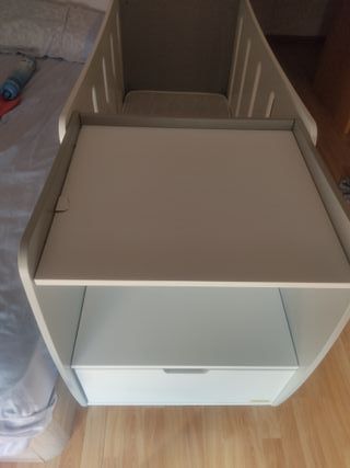 CUNA EVOLUTIVA DE 120X60 HARMONY GALAXY BLANCO/GRI