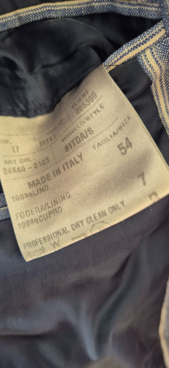 Giacca alta sartoria