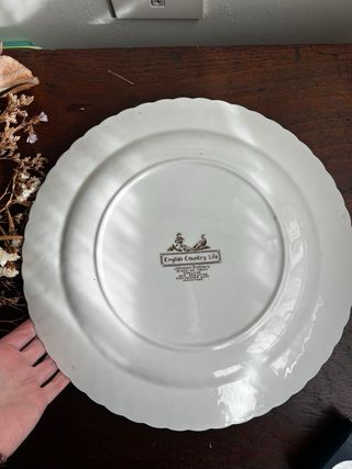 Plato para tarta loza inglesa Johnson Brothers