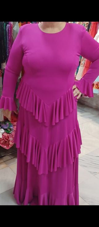 Traje de flamenca buganvilla 