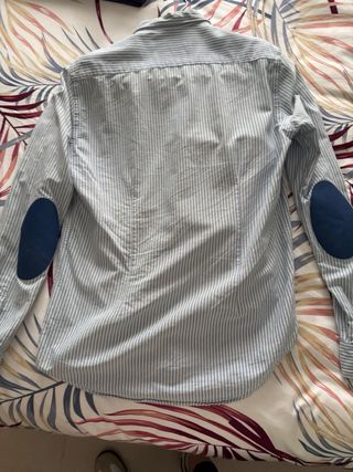 Camisa zara rayas azules