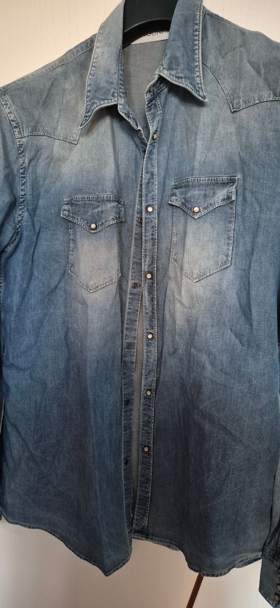 AGLINI camicia denim