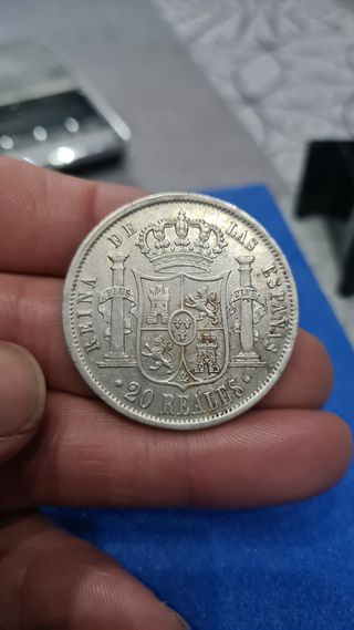 Moneda 20 reales sevilla