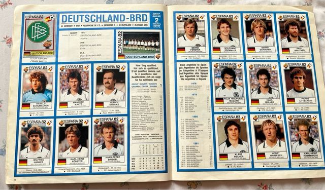 Álbum cromos mundial España 82