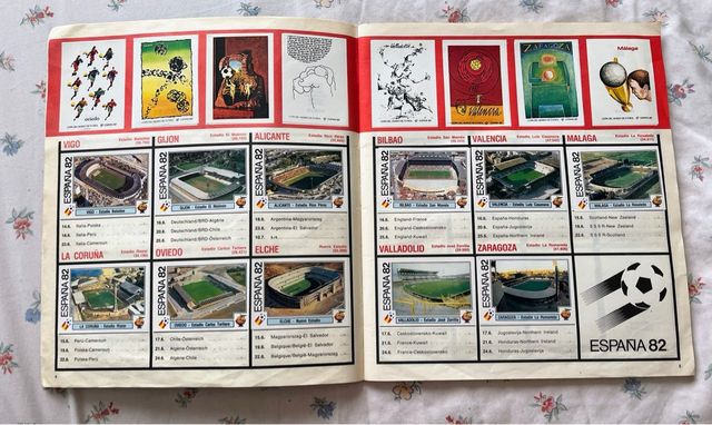 Álbum cromos mundial España 82