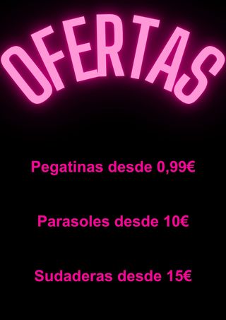 Parasol Personalizado/Pegatinas Personalizadas