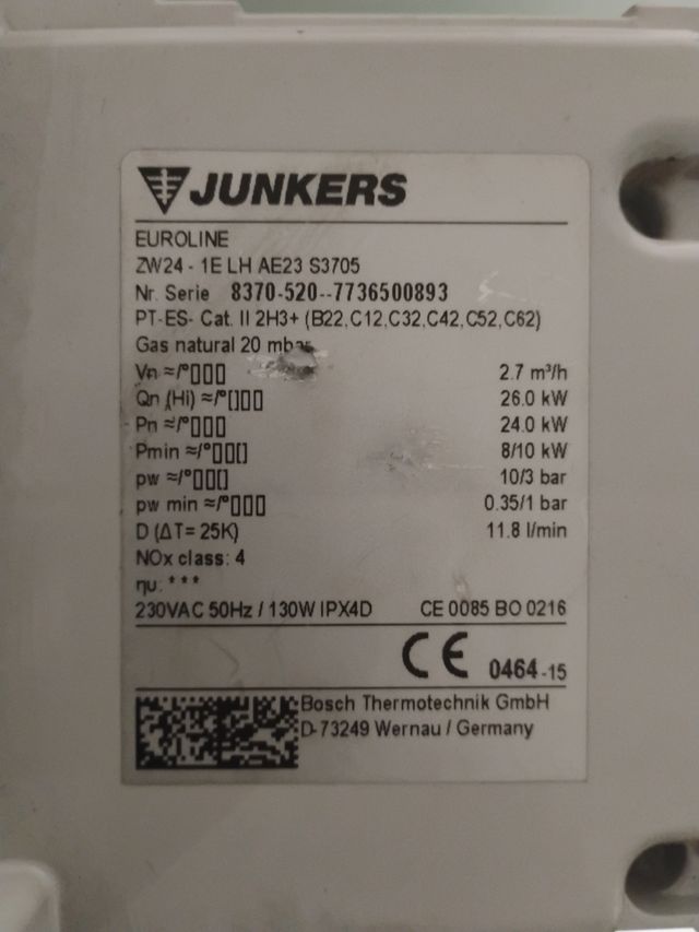 Tarjeta electrónica caldera Junkers