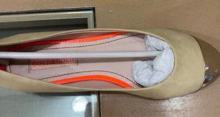 Manoletinas beis Gold and gold