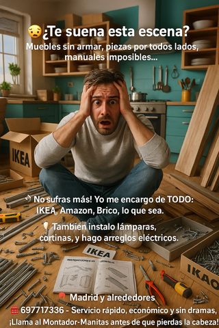 ikea montador de muebles economico a domicilio 