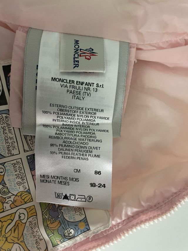 Giubbino Moncler bambino