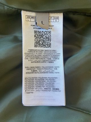 Abrigo Guess auténtico