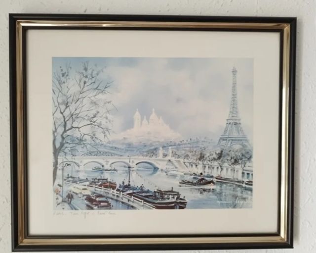 Cada cuadro a 5 euros. Monumentos París