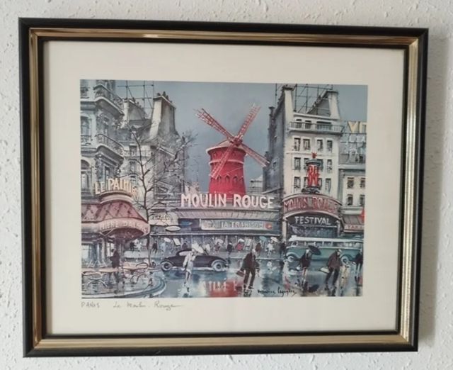 Cada cuadro a 5 euros. Monumentos París