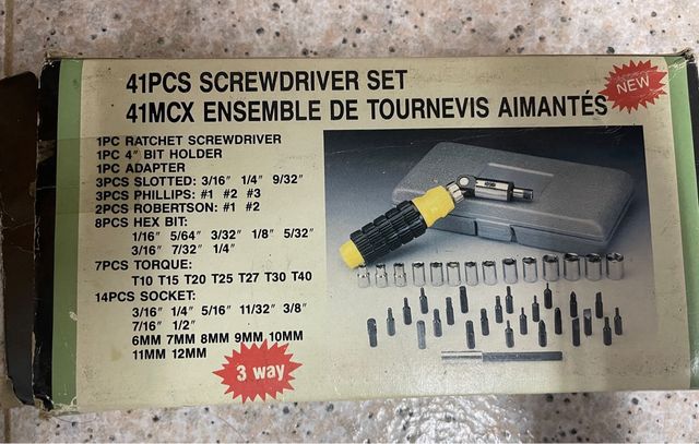 Destornillador de carraca articulado