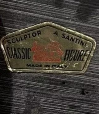 Figura del escultor italiano Amilcare SANTINI.