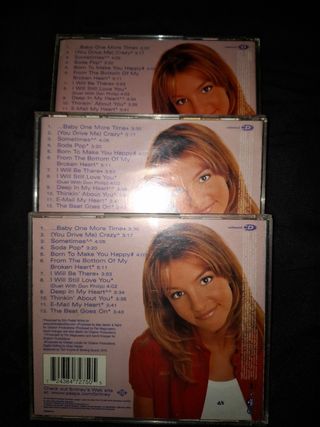 Britney Spears baby One More time 3 cd Venezuela