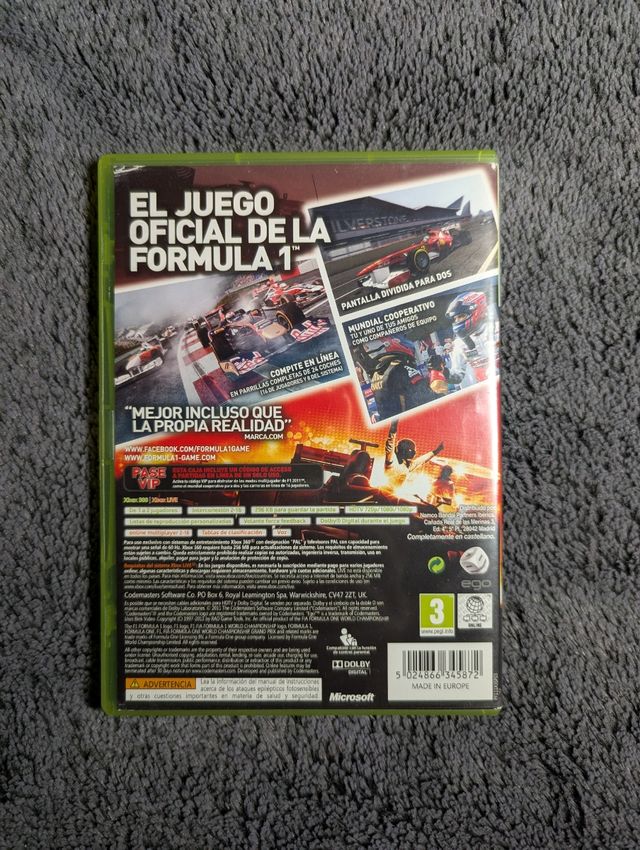F1 2011 Xbox 360