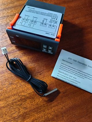 Termostato digital 12V com sensor externo