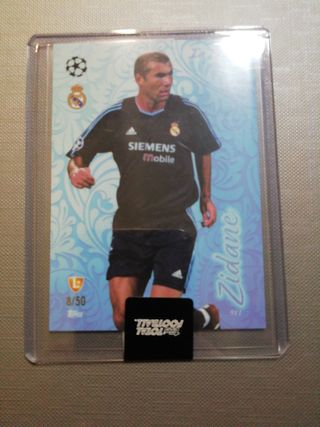 Zidane topps total football Real Madrid 