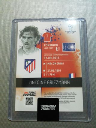 Griezman topps total football atlético 