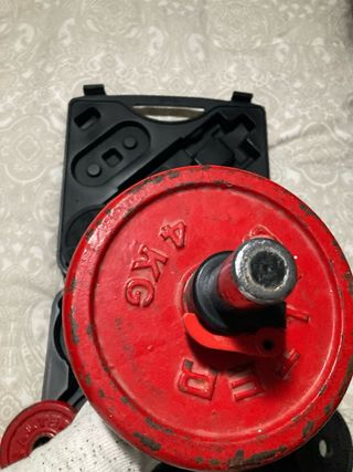 Pesas salter y mancuerna