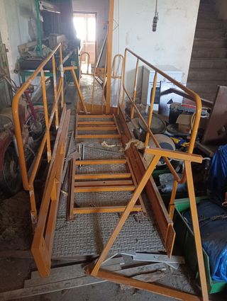 Puente andamio colgante tractel 