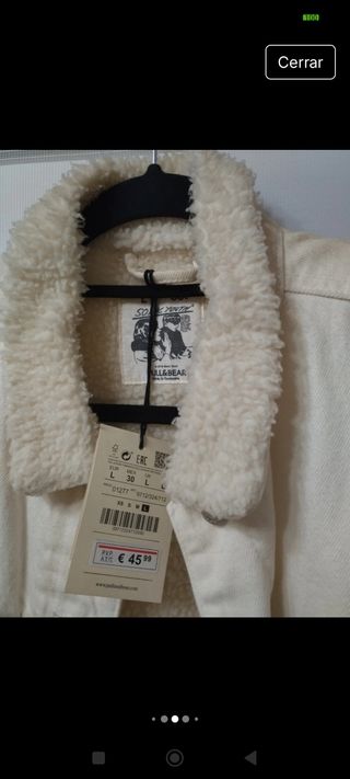 Chaqueta oversiz talla L