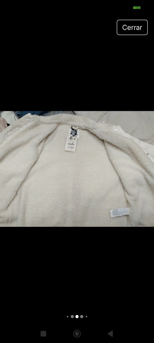 Chaqueta oversiz talla L