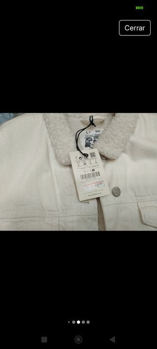 Chaqueta oversiz talla L