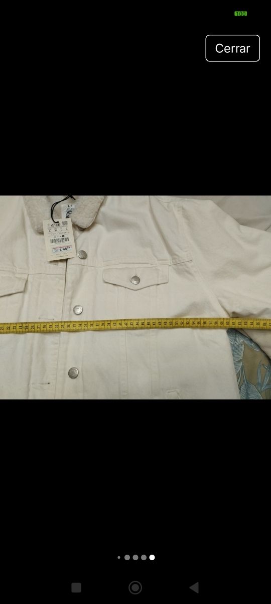 Chaqueta oversiz talla L