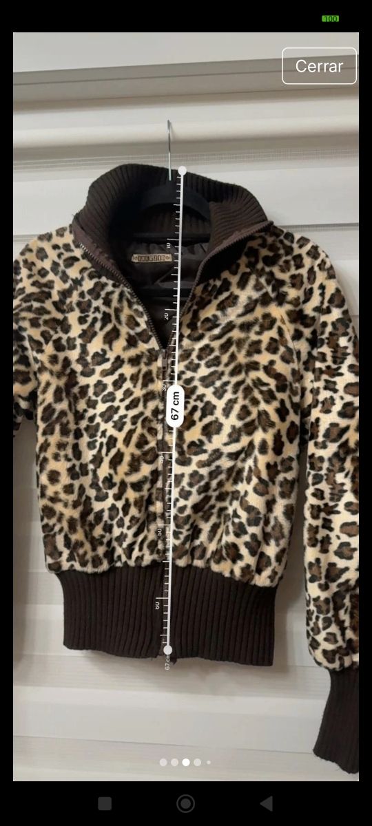 Chaqueta estilo peluche