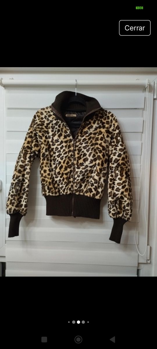 Chaqueta estilo peluche