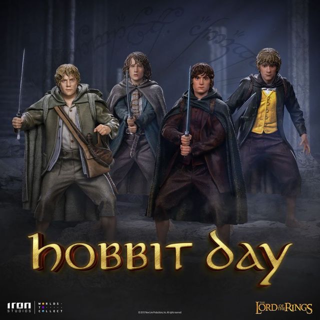 Iron Studios Pack Hobbits (4 Figuras) - 1/10