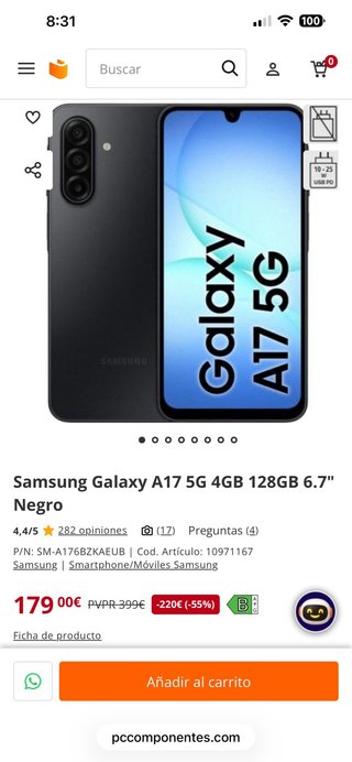 Samsung Galaxy A16 5G.Precintado.