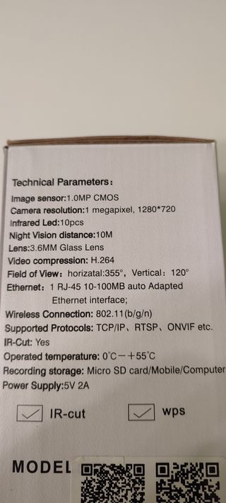 Telecamera wifi in HD