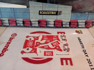 Pegatinas lancia 037 r6 de scalextric