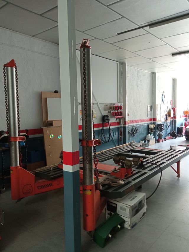 Bancada para arreglos de carrocería