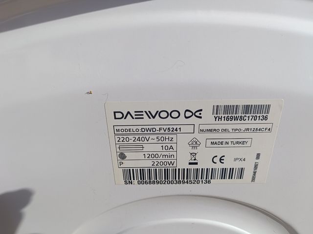 Puerta de lavadora Daewoo